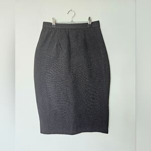 Pencil vintage black skirt made in Canada  size 7